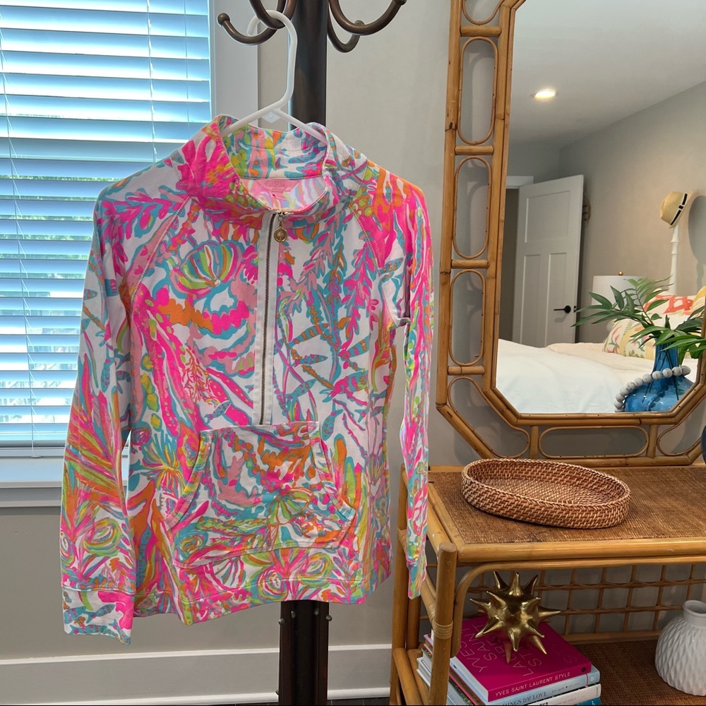 Lilly Pulitzer Popover Sweatshirt - Small